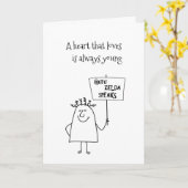 Guru Zelda spricht Spaß machen Jubiläum individual Karte (Gelbe Blume)