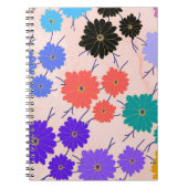 Gurugram Aquarell, Blumentextil-Design. Notizblock (Vorderseite)