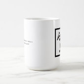 Gus das Grau Kaffeetasse (Mittel)