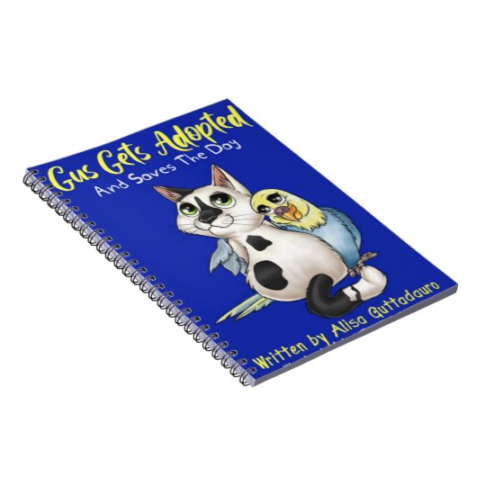 Gus erhält Adoptiert und Rette das Day-Notebook Notizblock (Rechte Seite)