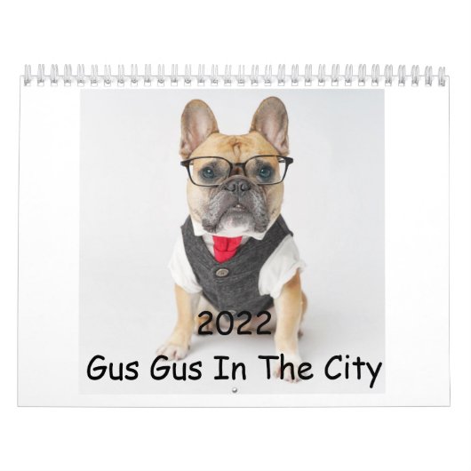 Gus Gus im Kalender der Stadt 2022 (Titelbild)