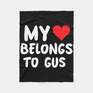Gus - Mein Herz gehört Gus - Liebe Fleecedecke