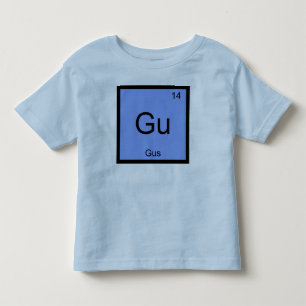 Gus Name Chemie Element Periodensystem Kleinkind T-shirt