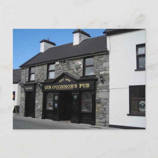 Gus O'Connor's Pub in Doolin Irland Postkarte (Vorderseite)