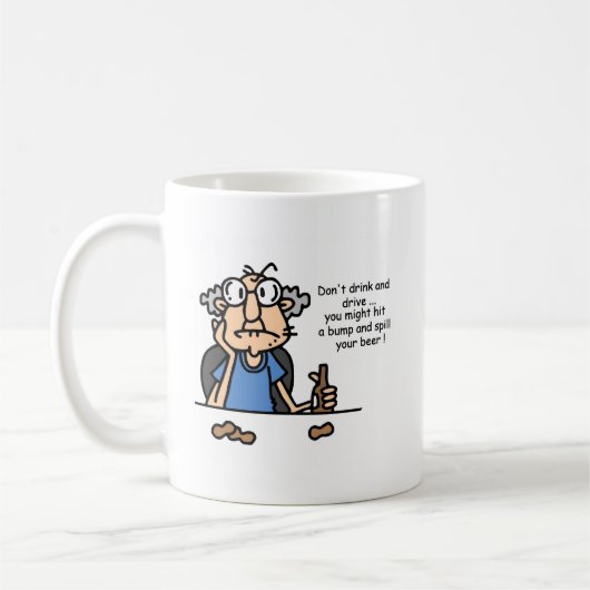 Gus on Drink and Driving Kaffeetasse (Links)