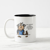 Gus on Drink and Driving Zweifarbige Tasse (Links)