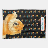 GUS red chow  - ArtMuse Kitchen Towels  Geschirrtuch (Horizontal)