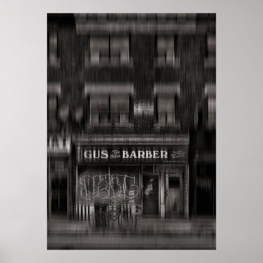 Gus The Other Barber Unschärfe-Version Poster (Vorne)