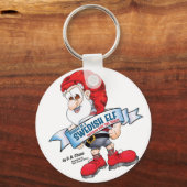 Gus the Tomte banner, & Boot STORIES of a SWEDISH Schlüsselanhänger (Vorderseite)