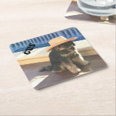 Gus Tibetisch Rechteckiger Pappuntersetzer (angewinkelt)