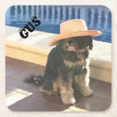 Gus Tibetisch Rechteckiger Pappuntersetzer (Vorderseite)