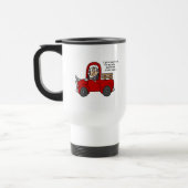 Gus über neue Lkw-Shirts und Geschenke Reisebecher (Links)