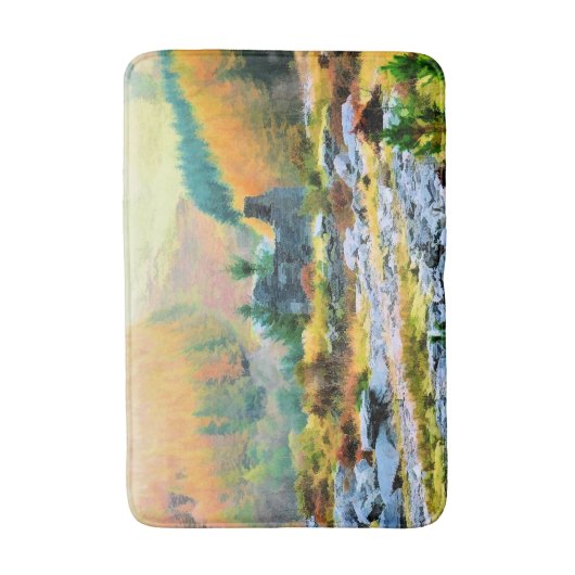 GUSH-HÜTTE BADEMATTE (Vorderseite Vertikal)