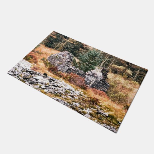 GUSH-HÜTTEN FUßMATTE (Schrägansicht)