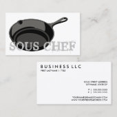 Gusseisenschale Visitenkarte (Vorne/Hinten)