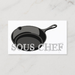 Gusseisenschale Visitenkarte