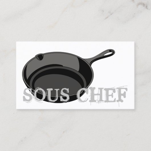 Gusseisenschale Visitenkarte (Vorderseite)