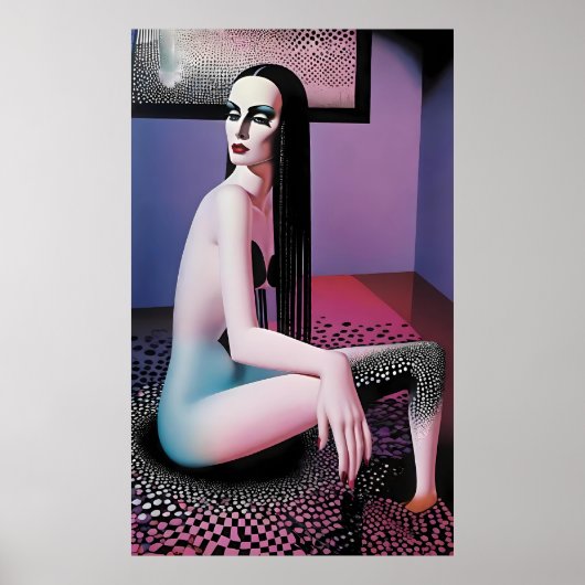 Gussiup and Ready - Ken Gage Surreal Art Poster (Vorne)