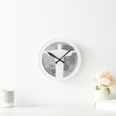 Gussstunde Runde Wanduhr (Zuhause)