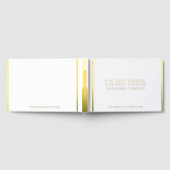 Gust Book Simple Retro Typografy Design auf Weiß Gästebuch (Voll)