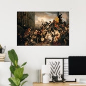 Gustaf Wappers-Episode der belgischen Revolution Poster (Heimbüro)