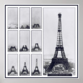 Gustav Eiffel's Tower Under Construction Poster (Vorne)
