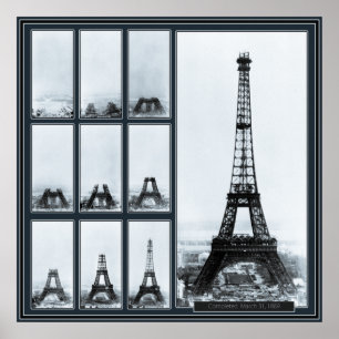 Gustav Eiffelturm im Bau Poster