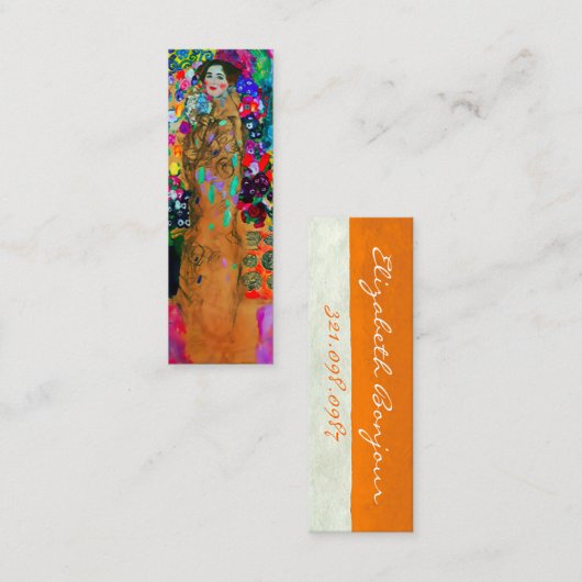 Gustav & Elizabeth ~ Visitenkarten Mini Visitenkarte (Vorne/Hinten)