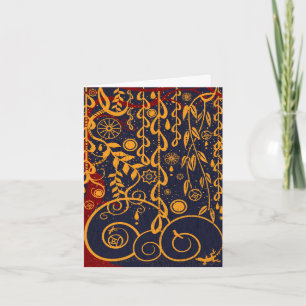 Gustav Garden Abstrakt Art Note Card Karte