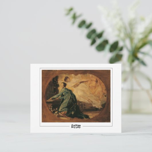 Gustav Klimt #11 - Fine Art Postcard Postkarte (Stehend Vorderseite)