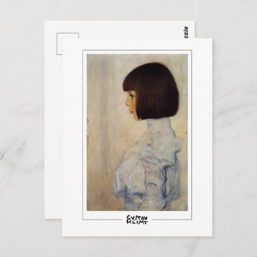 Gustav Klimt #187 - Kunsthandwerkskarte Postkarte (Vorne/Hinten)
