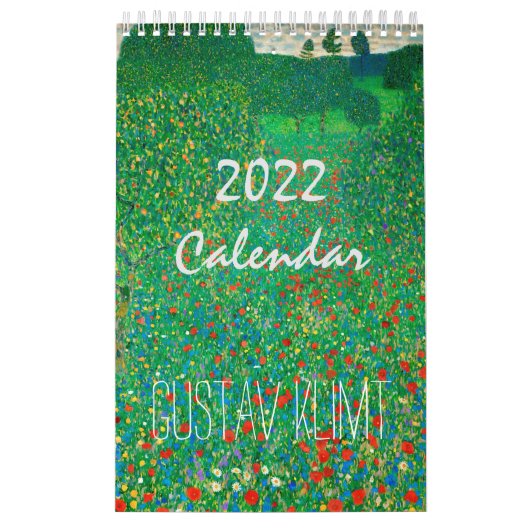 Gustav Klimt 2022 Kalender (Titelbild)