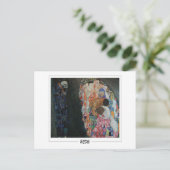 Gustav Klimt #257 - Kunsthandwerkskarte Postkarte (Stehend Vorderseite)