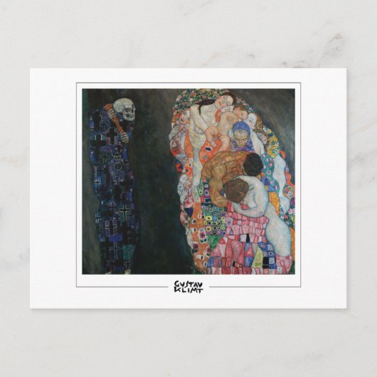 Gustav Klimt #257 - Kunsthandwerkskarte Postkarte (Vorderseite)