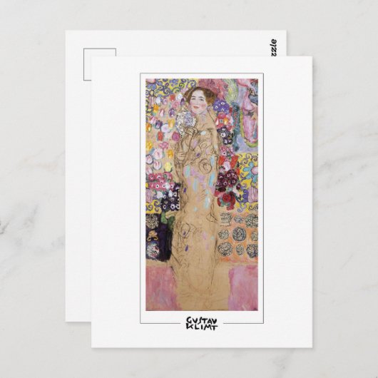 Gustav Klimt #285 - Fine Art Postcard Postkarte (Vorne/Hinten)