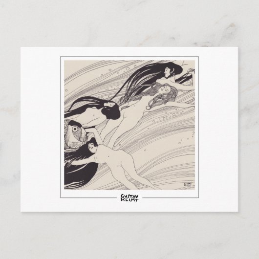 Gustav Klimt #341 - Kunstpostkarte Postkarte (Vorderseite)