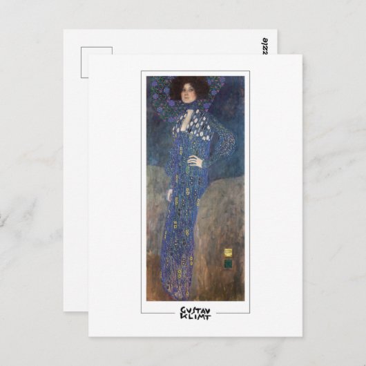 Gustav Klimt #400 - Fine Art Postcard Postkarte (Vorne/Hinten)