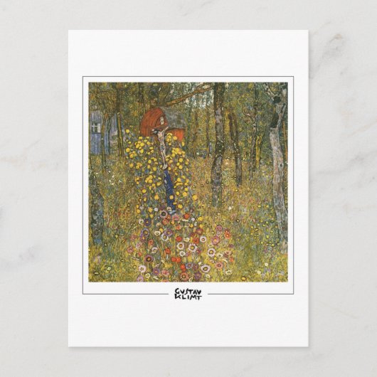 Gustav Klimt #411 - Kunsthandwerkskarte Postkarte (Vorderseite)