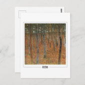 Gustav Klimt #467 - Kunsthandwerkskarte Postkarte (Vorne/Hinten)