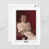 Gustav Klimt #521 - Kunsthandwerkskarte Postkarte (Vorne/Hinten)