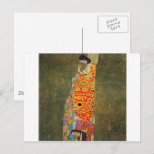 Gustav Klimt Abandoned Hope Postkarte (Vorne/Hinten)