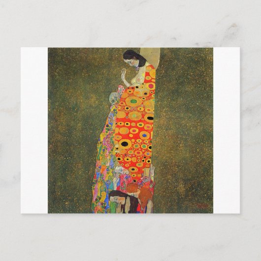 Gustav Klimt Abandoned Hope Postkarte (Vorderseite)