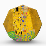 Gustav Klimt Acryl Auszeichnung<br><div class="desc">Der Kuss wurde von Gustav Klimt gemalt.</div>