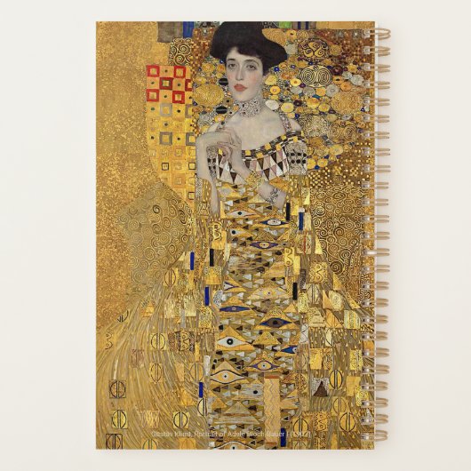 Gustav Klimt – Adele Bloch-Bauer – Benutzerdefinie Planer (Rückseite)