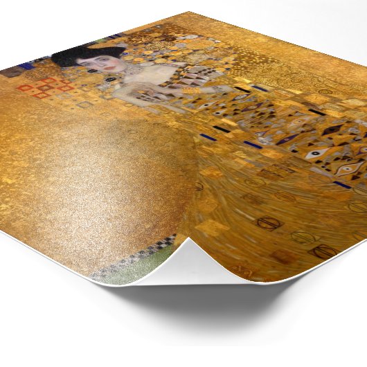 Gustav Klimt - Adele Bloch-Bauer I. Fotodruck (Ecke)