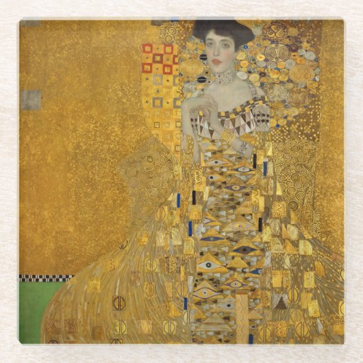 Gustav Klimt - Adele Bloch-Bauer I Glasuntersetzer (Vorderseite)