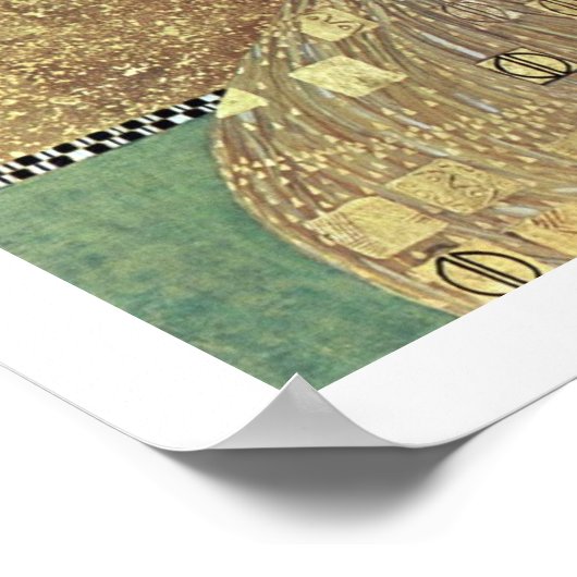 Gustav Klimt ~ Adele Bloch-Bauer I Poster (Ecke)