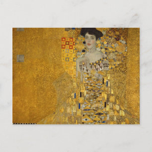 Gustav Klimt - Adele Bloch-Bauer I Postkarte