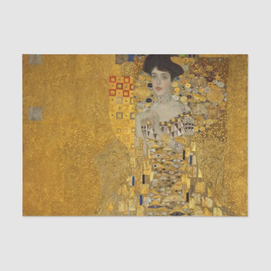Gustav Klimt - Adele Bloch-Bauer I Seidenpapier (Vorderseite)