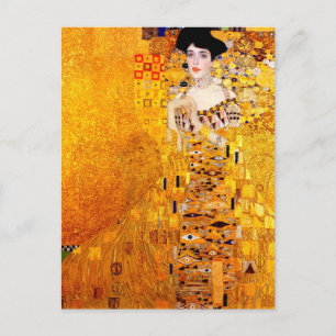 Gustav Klimt Adele Bloch-Bauer Vintage Art Nouveau Postkarte